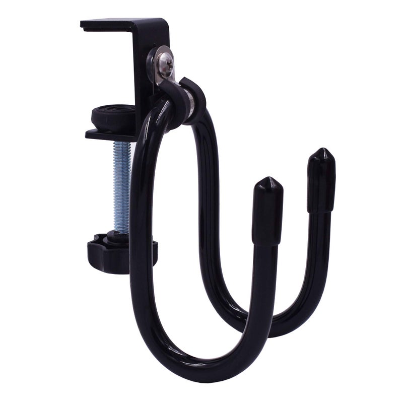 YYST Desk Store Clamp-On Skateboard Holder/Skateboard Hook/Mini Cruiser Hanger | Provides a Convenient Place to Hang Skateboard or Longboard to Reduce Clutter (20 lb. Capacity)- No Board (1) - Image 1
